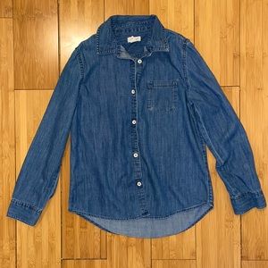 Cat & Jack Long Sleeve Denim Shirt